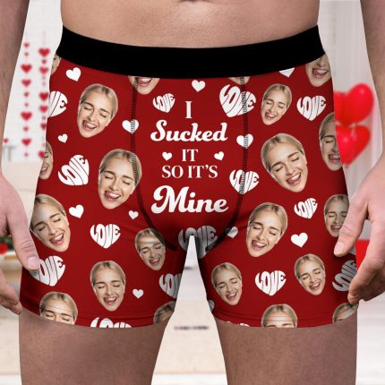 Custom Photo Valentine Boxer Briefs
