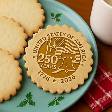 USA 250 Patriotic Cookie Embosser